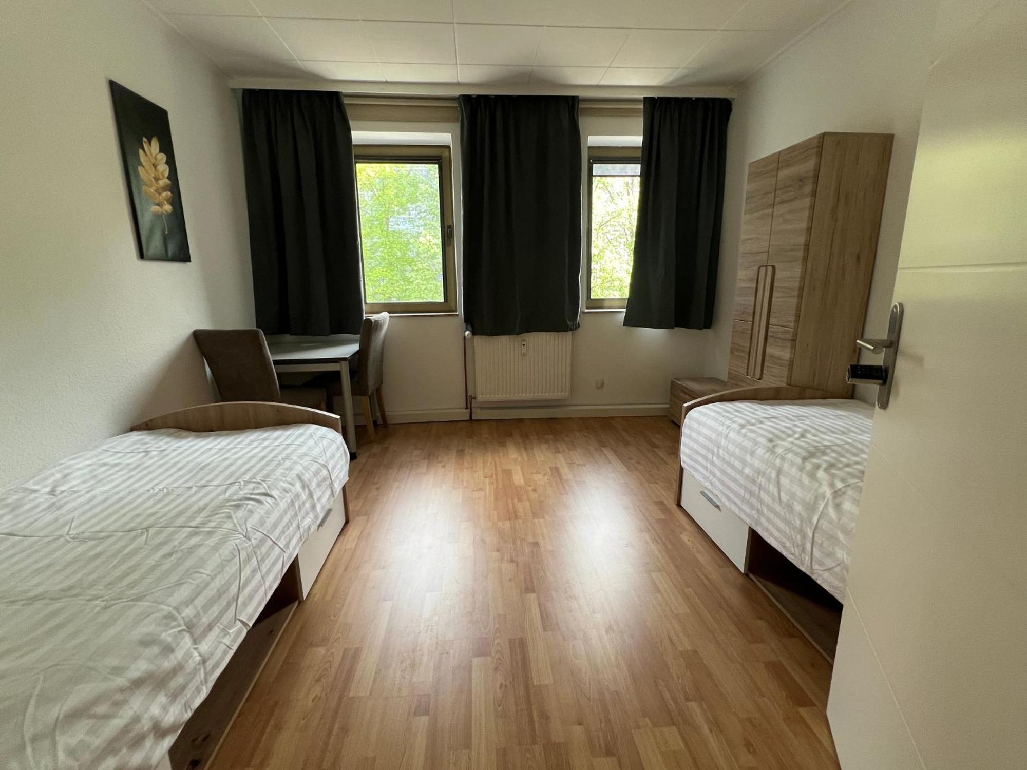 Bequemes Zimmer In Moderner Unterkunft My Pension Duisburg Exterior foto